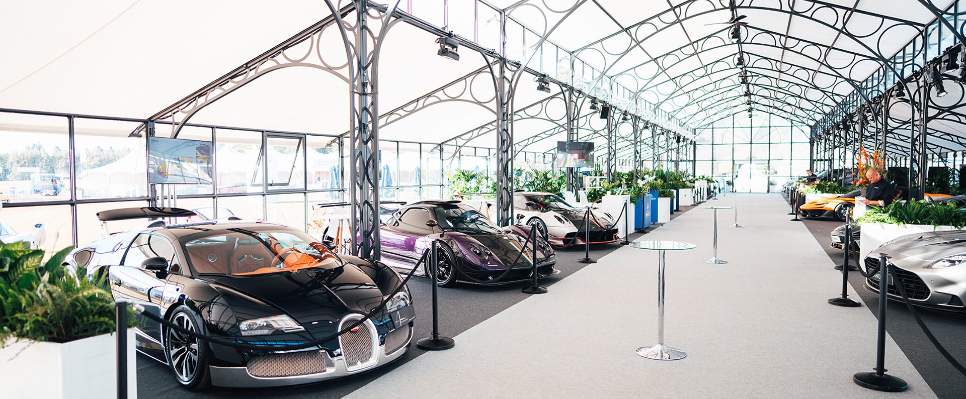 Amian Collection Cars beim 20. Jubiläum des Salon Privé